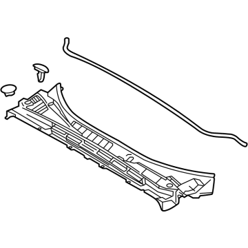 Lexus 55708-0E250 LOUVER SUB-ASSY, COW