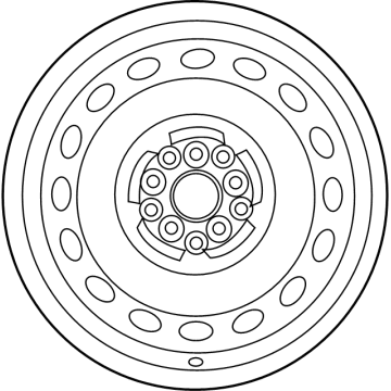 Lexus 4261B-0E060 WHEEL, TEMPORARY SPA