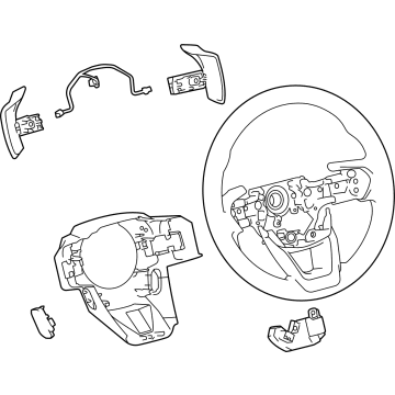 Lexus 45100-48800-C0 WHEEL ASSY, STEERING