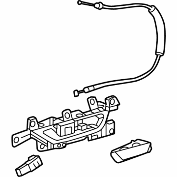 Lexus 69070-48031 HANDLE ASSY, FR DOOR