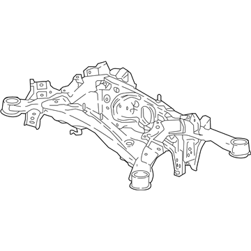 Lexus 51206-11010 Member Sub-Assembly, Rear