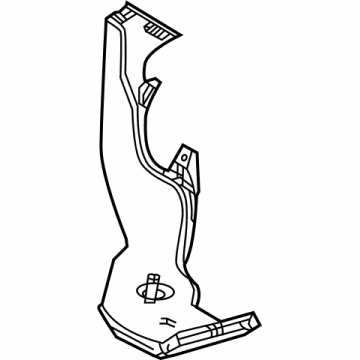 Lexus 87213-0E100 DUCT, AIR, RR LH