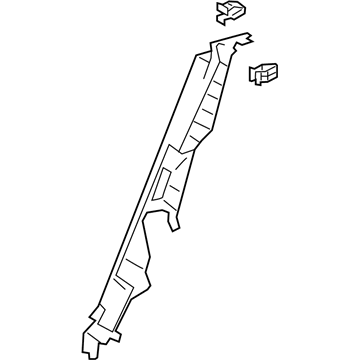 Lexus 62551-76020-C0 GARNISH, RR Seat Sid