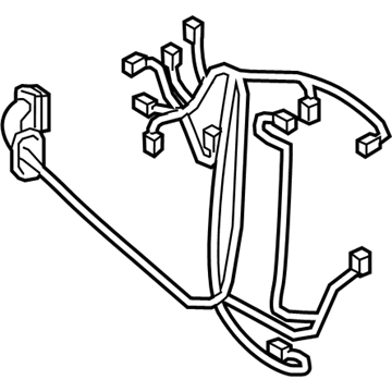 Lexus 82153-0E120 Wire, Rear Door, NO.1