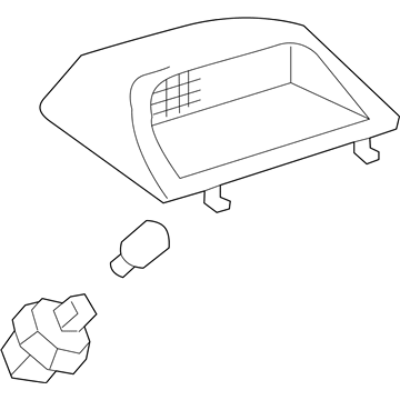 Lexus 81570-50030-E1 Lamp Assy, Center Stop