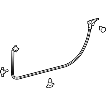 Lexus LC500h Door Seal - 67862-11010