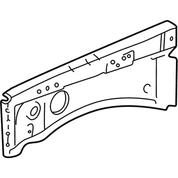 Lexus 53706-60030 Member, Front Apron To Cowl Side, Upper LH