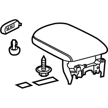 Lexus 58906-78032-C4 Door Sub-Assembly, Console