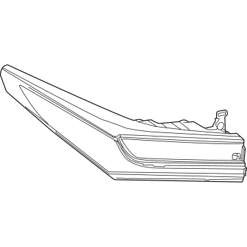 Lexus 81551-46120 LENS & BODY, RR COMB