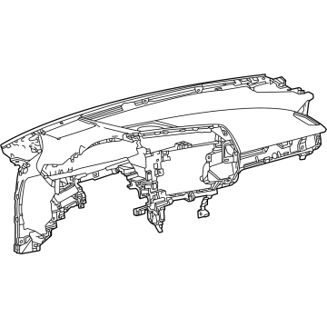 Lexus 55400-46010-C0 PAD ASSY, INSTRUMENT