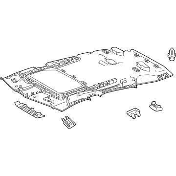 Lexus 63310-0E680-A0 HEADLINING ASSY, ROO