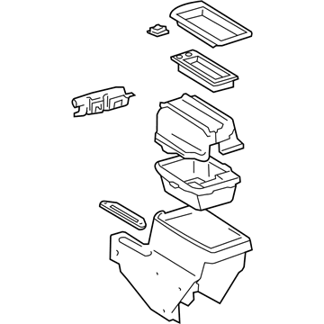 Lexus LX470 Center Console Base - 58081-60070-A0