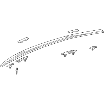 Lexus 62404-0E020-C0 GARNISH SUB-ASSY, RO