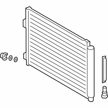 2022 Lexus NX350h A/C Condenser - 884A0-78010