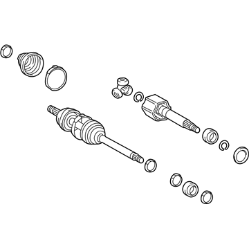 Lexus 43410-0E180 Shaft Assembly, Front Drive