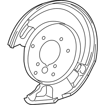 2022 Lexus IS300 Backing Plate - 47881-30080