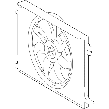 Lexus RX450h+ Cooling Fan Assembly - 16360-25050