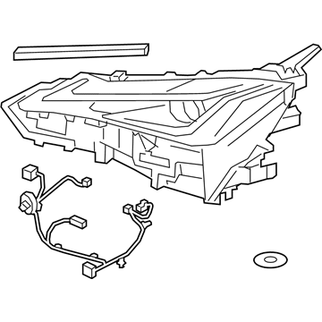 Lexus 81140-76730 UNIT ASSY, HEADLAMP