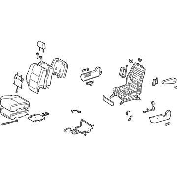 Lexus 71100-0E050-A0 Seat Assy, Front RH