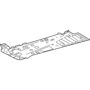 Lexus TX500h Floor Pan - 58111-0E080