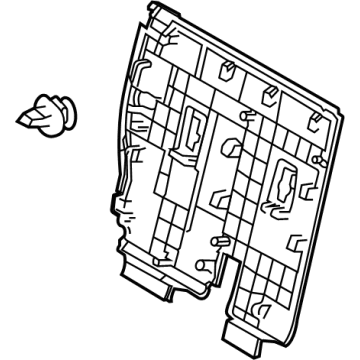 Lexus 71701-0E060 BOARD SUB-ASSY, RR S