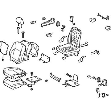 Lexus 71100-33D02-C1 Seat Assy, Front RH