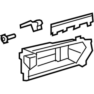 2011 Lexus LS460 Glove Box - 55550-50320-A1