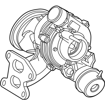 Lexus RX350h Turbocharger - 17201-25010