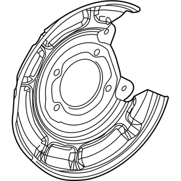 Lexus GX550 Backing Plate - 47804-60012