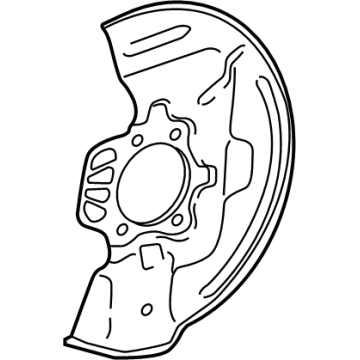 Lexus TX350 Backing Plate - 47782-0E090