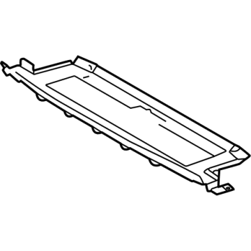 Lexus 16592-F0190 GUIDE, RADIATOR AIR