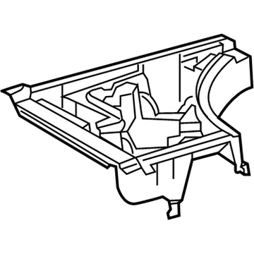 Lexus 64991-0E030 Box, Deck Floor, Front