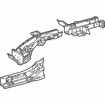 Lexus 57601-42190 MEMBER SUB-ASSY, RR