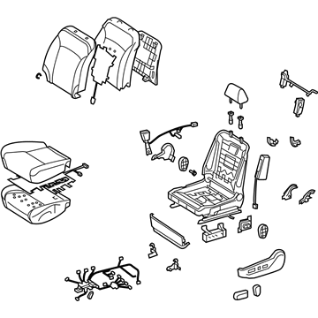 Lexus 71020-53C01-A1 Seat Assy, Front LH