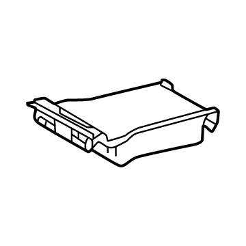 Lexus 72864-48130-C0 BOX, RR SEAT CTR ARM