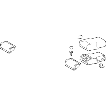 Lexus 72830-48B50-B2 ARMREST ASSY, RR SEA