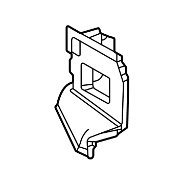 Lexus 16695-F0250 PLATE, RADIATOR SIDE