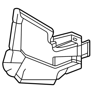 Lexus 16691-F0210 PLATE, RADIATOR SIDE