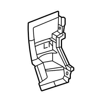 Lexus 16563-F0030 SEAL, RADIATOR TO SU