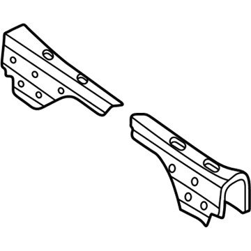 Lexus 57676-24010 Reinforcement, Rear Floor Cross, No.1 LH