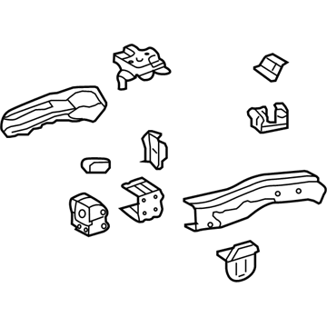 Lexus 57102-33901 Member Sub-Assy, Front Side, LH