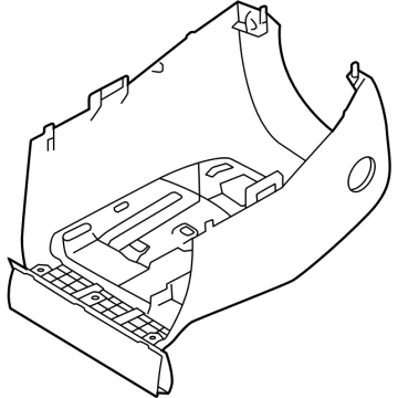 2023 Lexus RZ450e Steering Column Cover - 45024-46140-C0