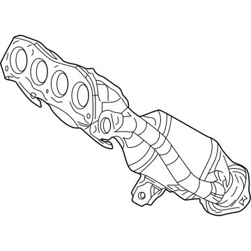 Lexus 17141-24350 MANIFOLD, EXHAUST