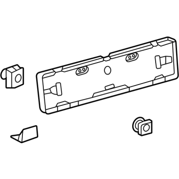 Lexus 67137-48010 EXTENSION, BACK DOOR