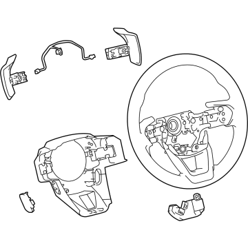 Lexus TX350 Steering Wheel - 45100-F6080-C0