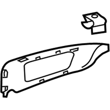 Lexus 71893-30030-C0 Shield, Power Adjust