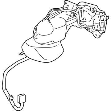 2010 Lexus IS250 Mirror Actuator - 87908-53470-K0