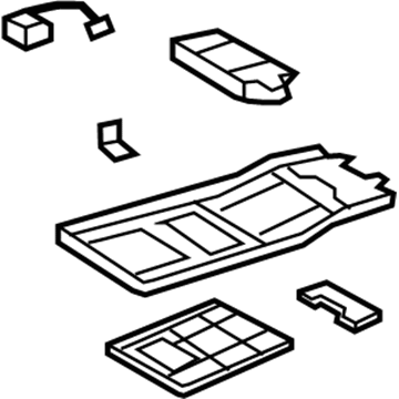 Lexus 63650-50060-A0 Box Assy, Roof Console