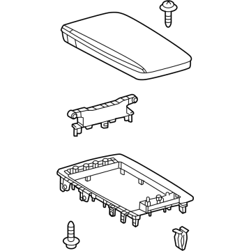 Lexus 58905-0E140-E2 DOOR SUB-ASSY, CONSO