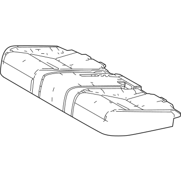 Lexus 71503-0E080 PAD SUB-ASSY, RR SEA